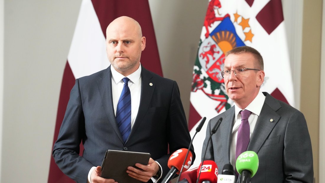 Video: Rinkēvičs un Kulbergs informē par progresu valdības izveidē